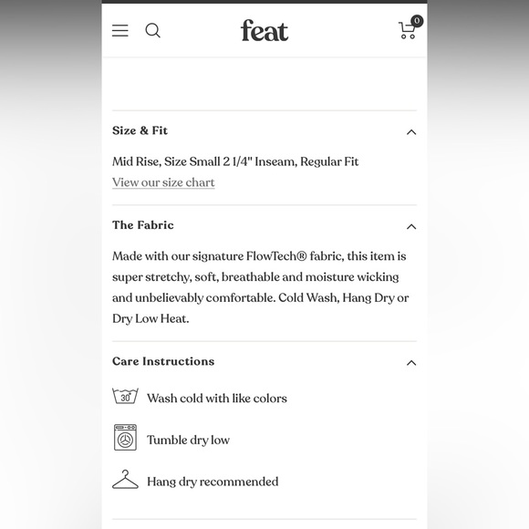 FEAT blanket blend move shorts - XL EUC - Picture 11 of 11